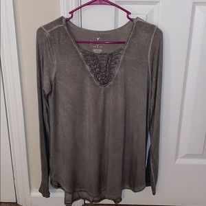 Long sleeved A&E shirt